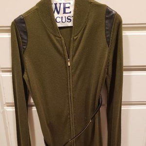 Calvin Klein Green Dress size S with belt